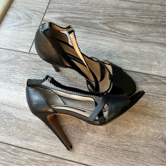 French Connection Nava Ankle Strappy Heels - Picture 2 of 15